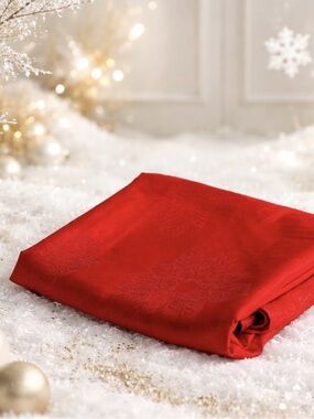 Luxurious Red Satin Bedding